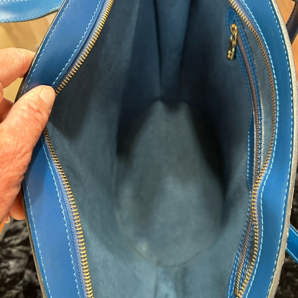 Blue Louis Vuitton Women's Satchel - Picture 15 of 15